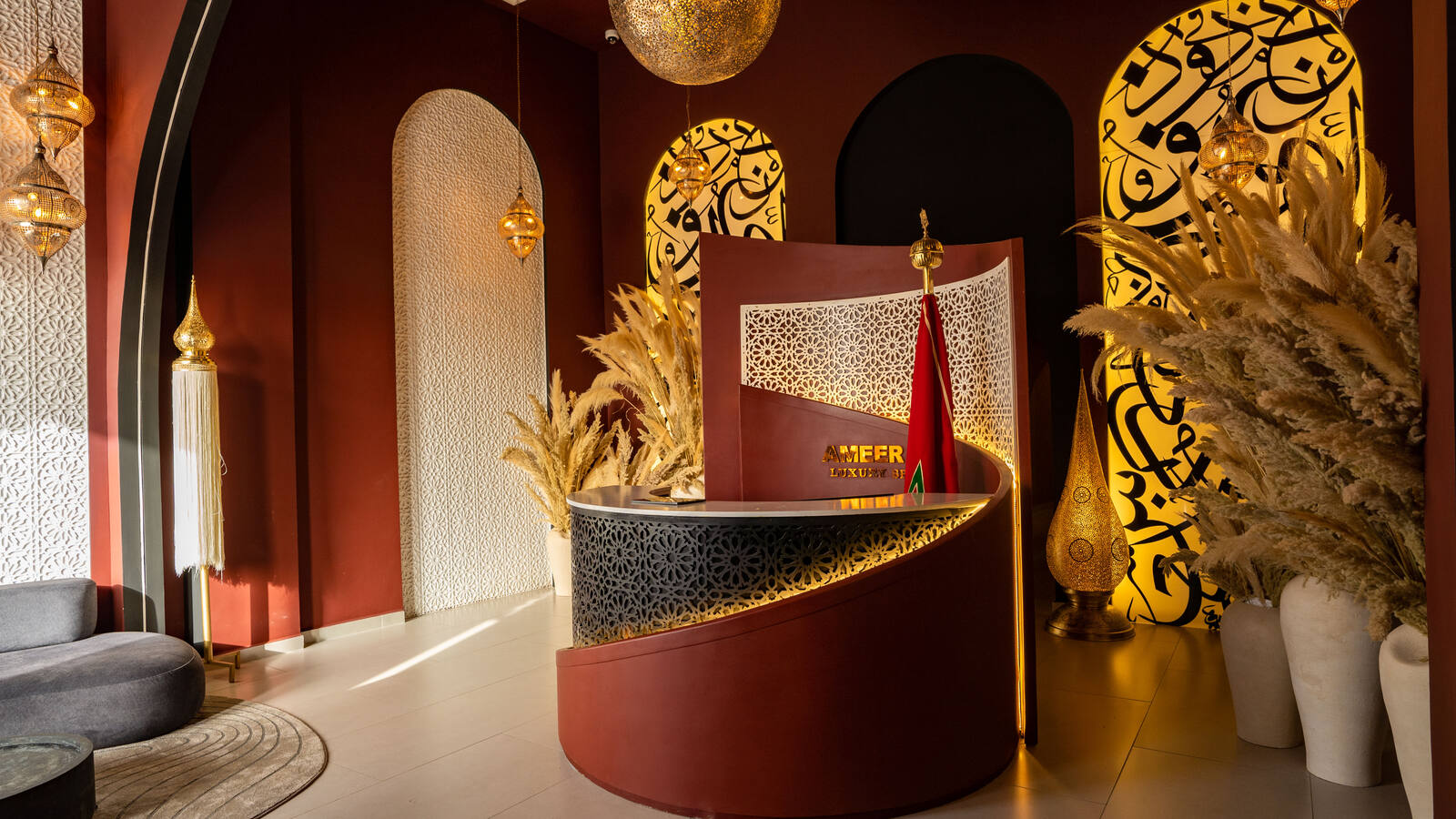 Réception Ameera Luxury Spa